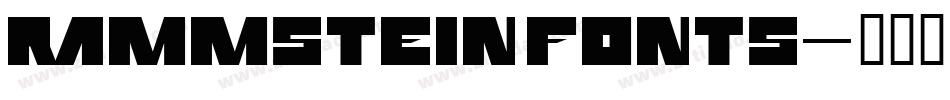 Rammstein Fonts字体转换